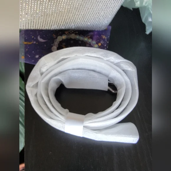 MICHAEL KORS Sandrine Crossbody & Handcrafted Rainbow Moonstone Bracelet - Picture 7 of 11